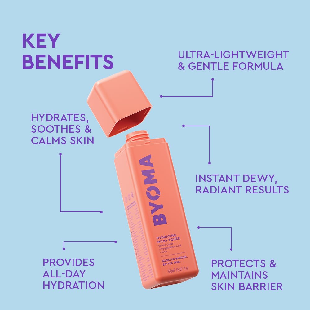 BYOMA Barrier Lipid Complex con ceramidas, apoya la barrera cutánea.