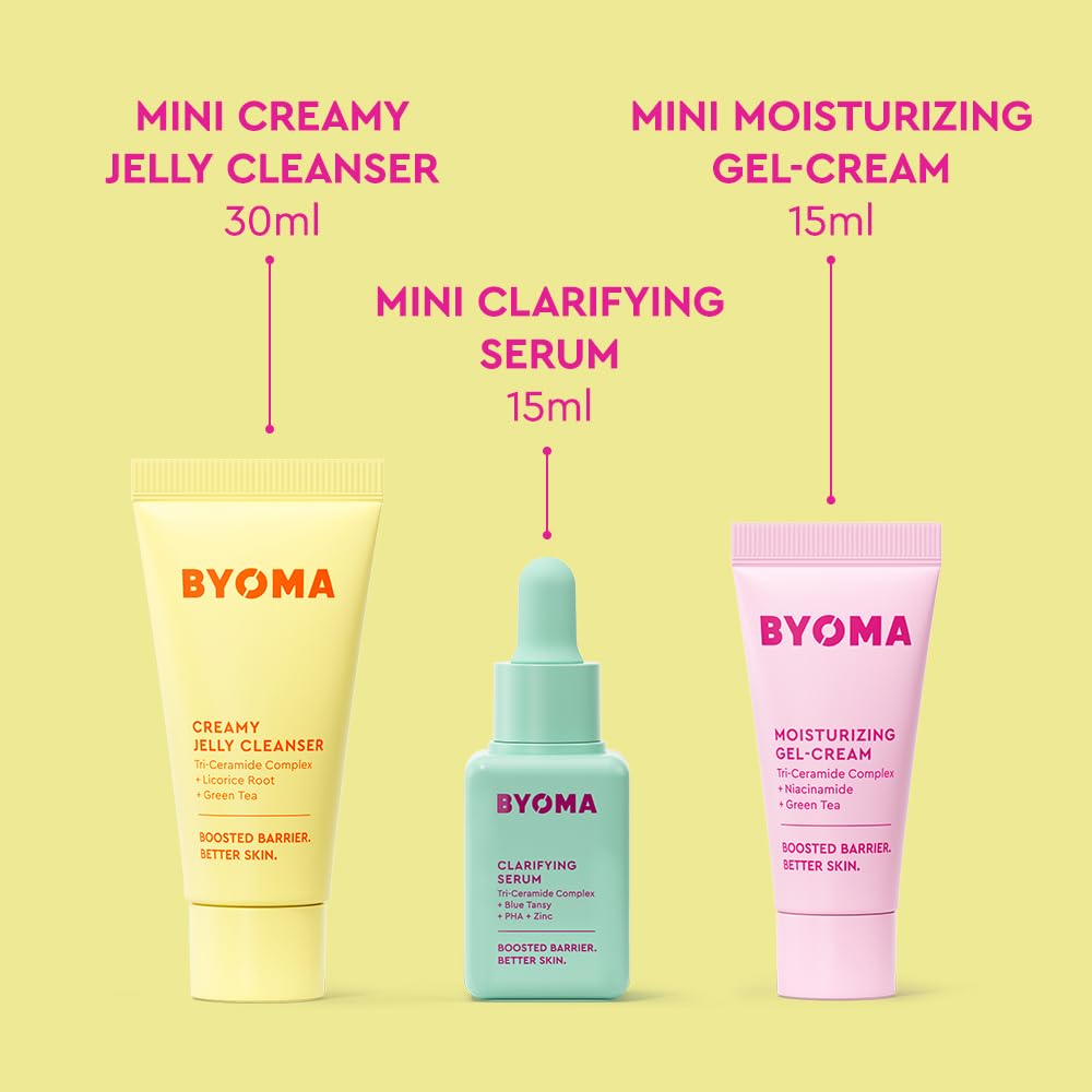 BYOMA Conjunto Claro: suero clarificador para desobstruir poros e imperfecciones.
