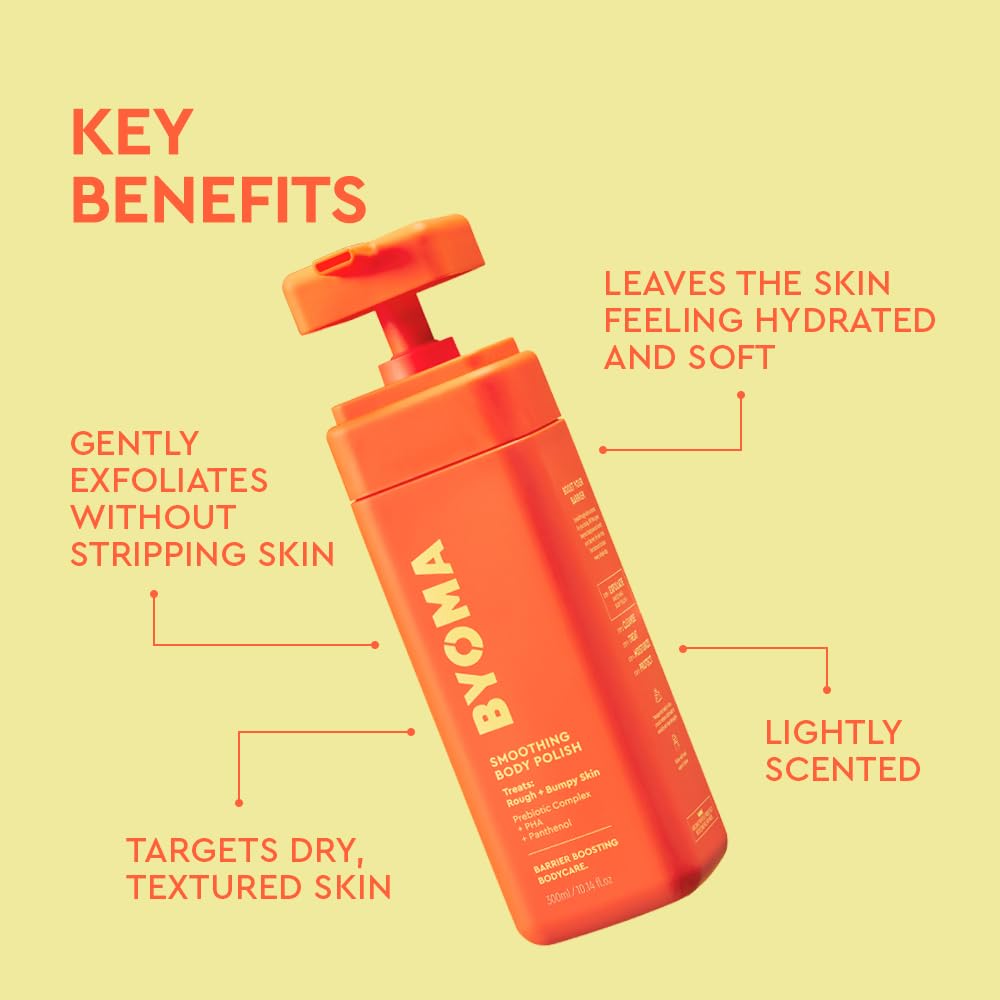 BYOMA exfoliante corporal granulos pha exfoliantes para textura de la piel