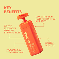 BYOMA exfoliante corporal granulos pha exfoliantes para textura de la piel
