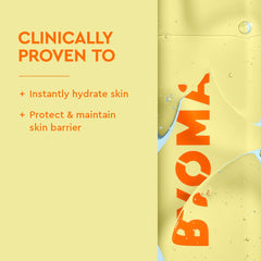BYOMA limpiador gel-cremoso genera espuma suave para limpiar sin irritar.