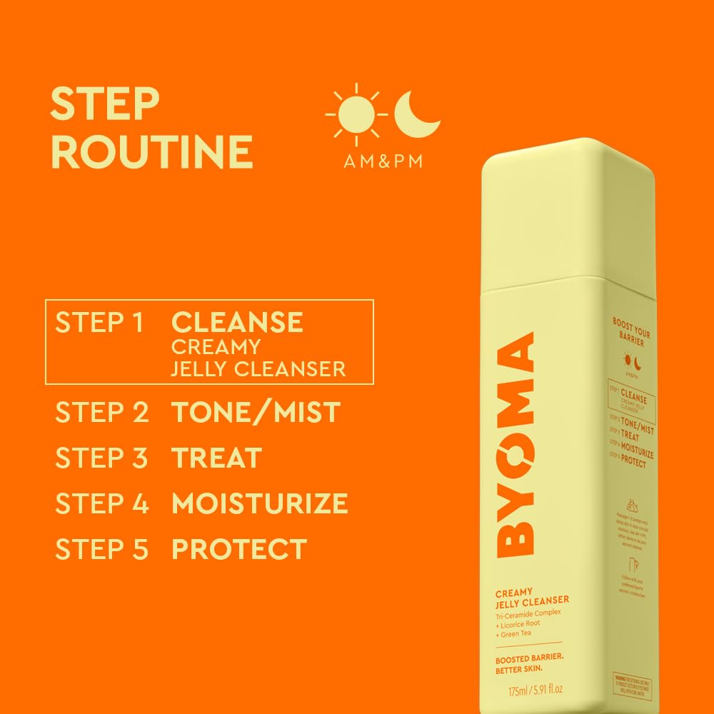 BYOMA pH equilibrado limpia sin irritar y mantiene la barrera.