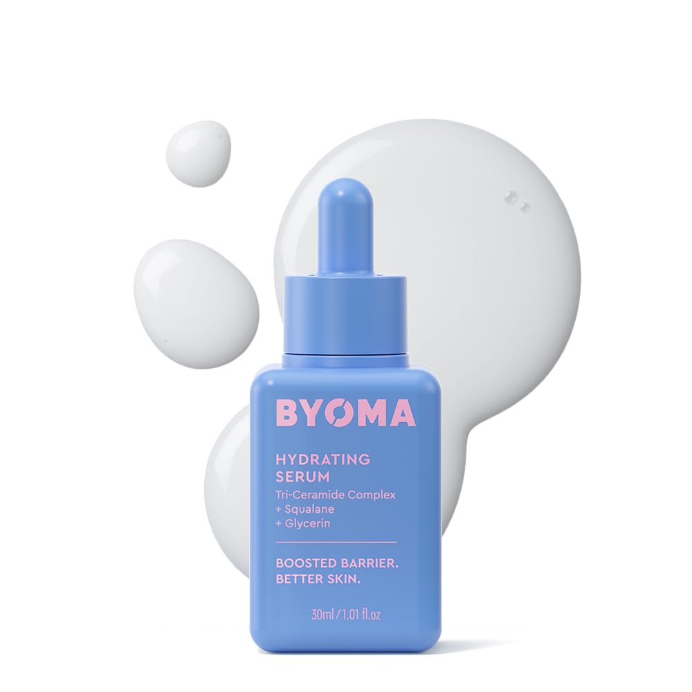 BYOMA Suero Hidratante en botella, hidratación instantánea y rápida absorción.