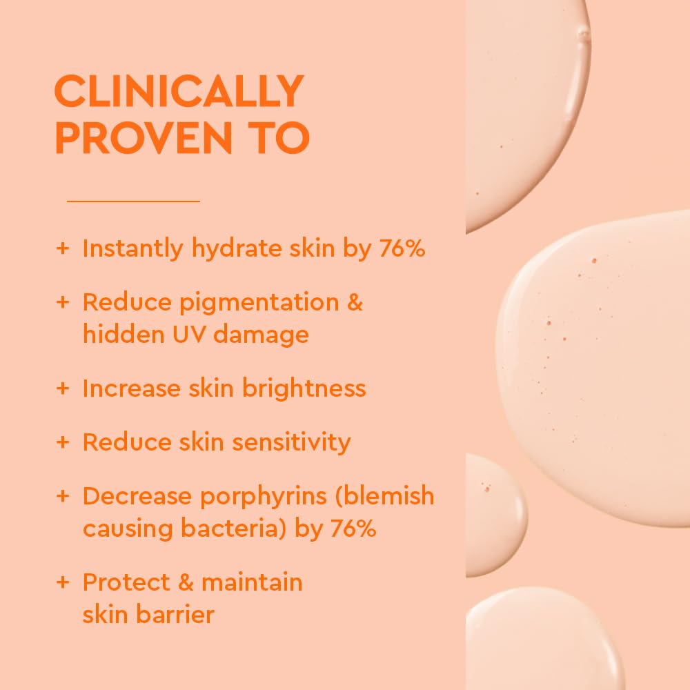 BYOMA SPF 50 Face Fluid hand application demonstrates easy daily use and quick absorption