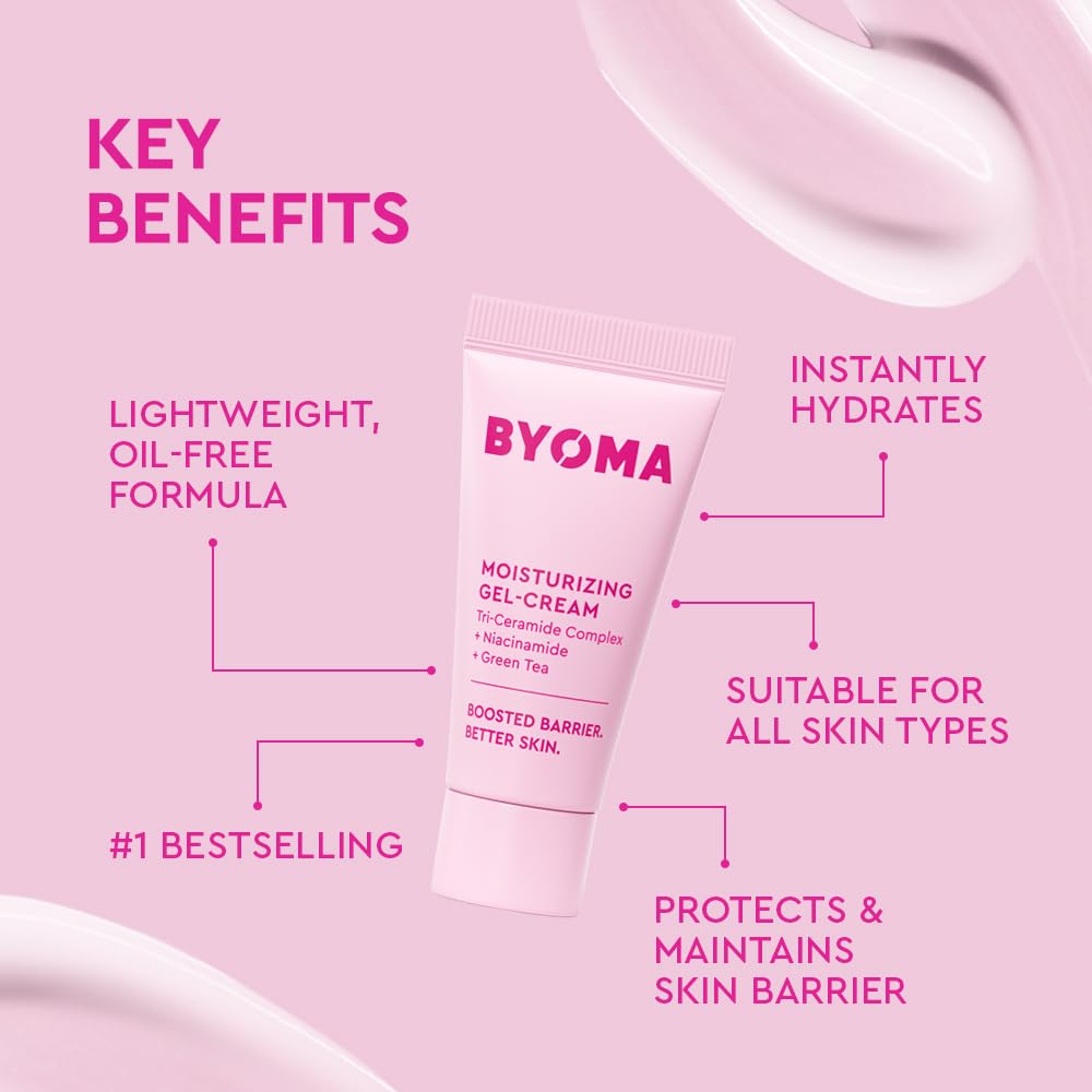 BYOMA Star Power Duo: aplicación de crema gel para sellar la humedad