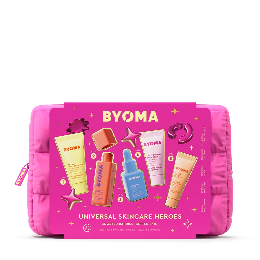 BYOMA jelly cleanser pump; refreshing cleanse that leaves skin soft and hydrated.