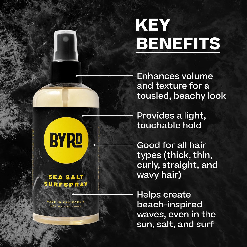 BYRD Hairdo empaque aroma coco salado, experiencia fresca para el cabello