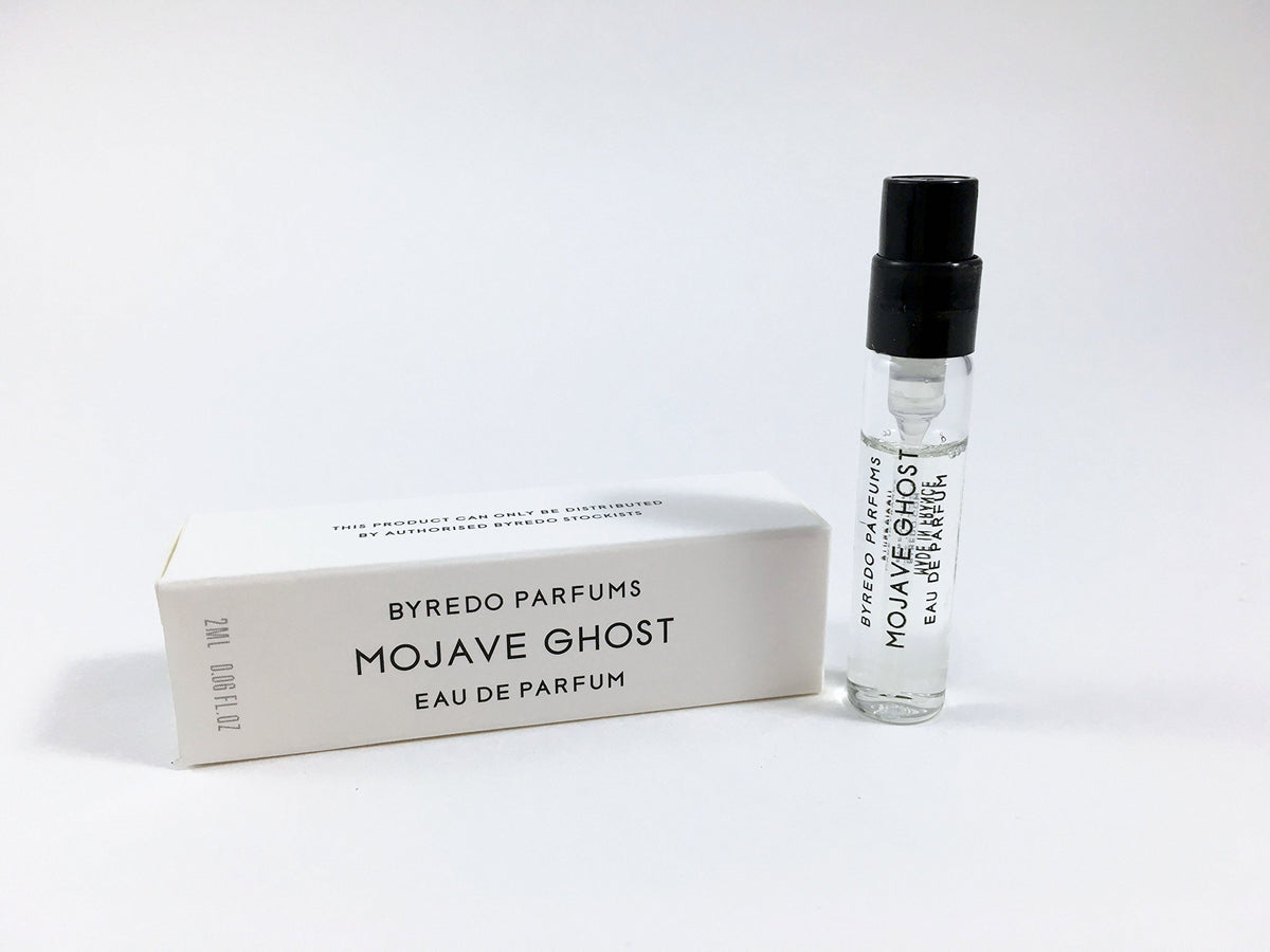 Byredo Mojave Ghost sample spray for trial fragrance discovery.