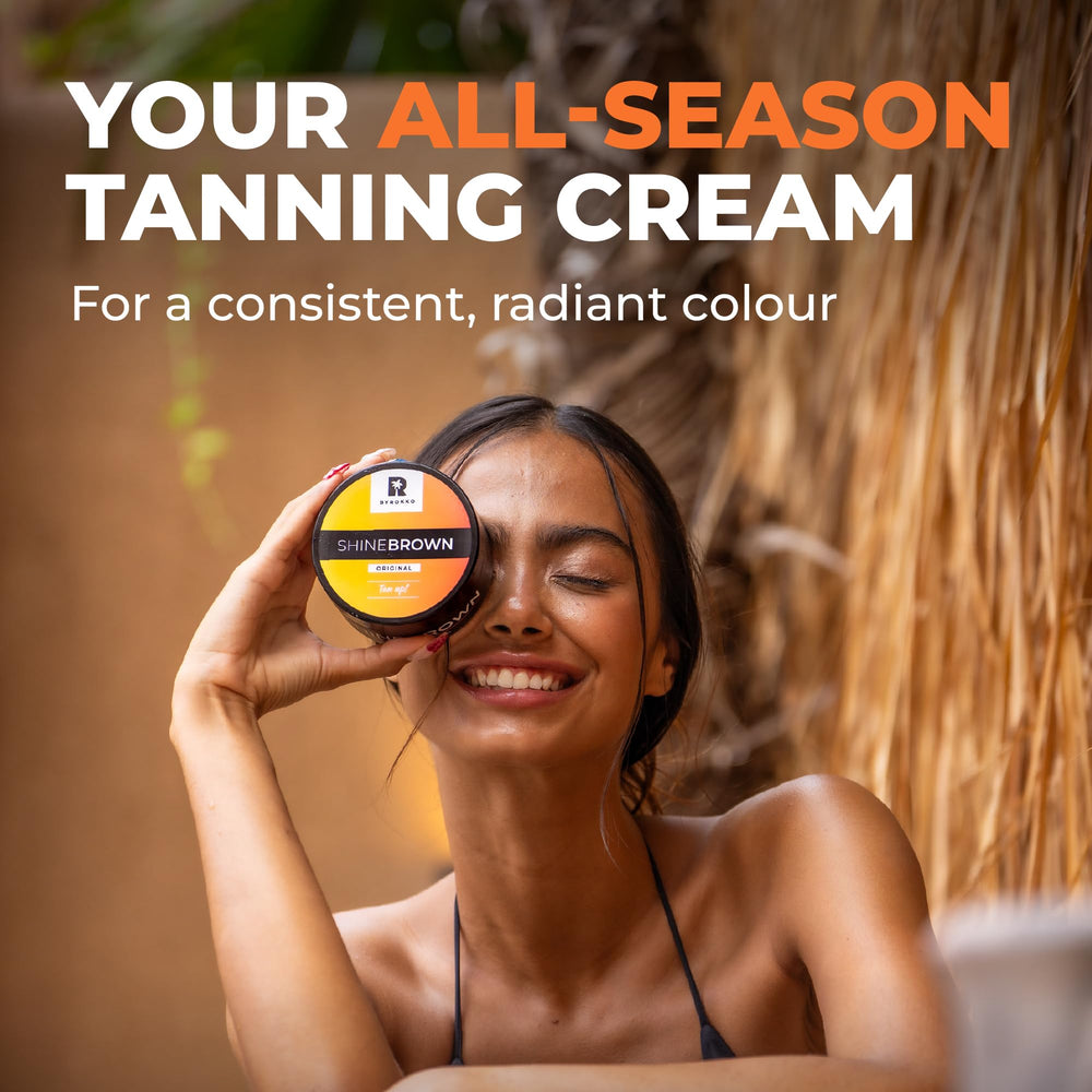 BYROKKO Shine Brown tropical scent for a spa-like tanning experience