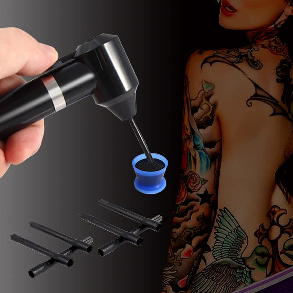 Bysiter electric tattoo pigment mixer speeds up color prep with quick agitation.