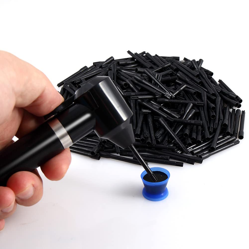 Bysiter tattoo ink mixer battery-powered operation for portable on-the-go blending.