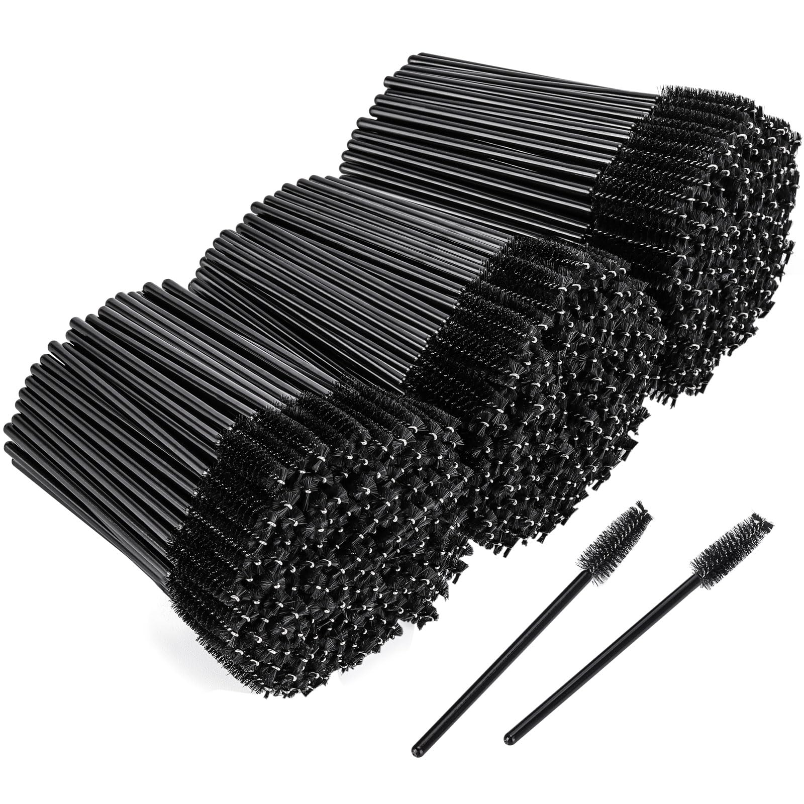 BTYMS disposable mascara wands pack for clean makeup application and lash separation.