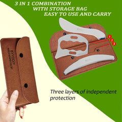 BYYDDIY stainless steel gua sha tool for precise, smooth gliding massage