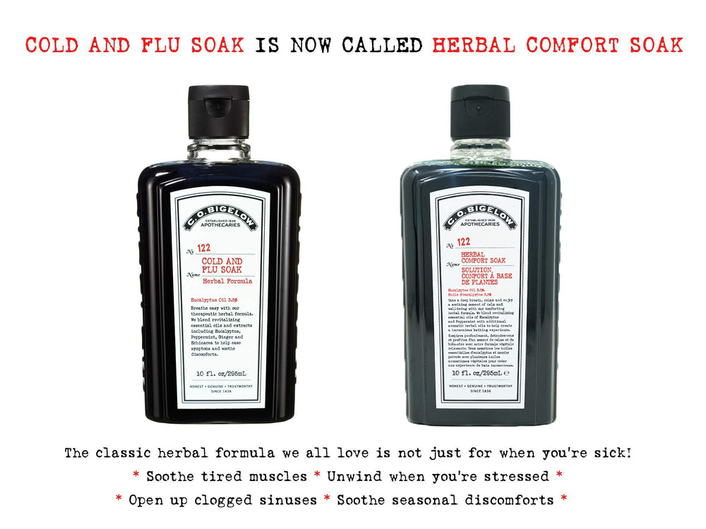 C.O. Bigelow Herbal Comfort Soak with eucalyptus and peppermint for refreshed senses