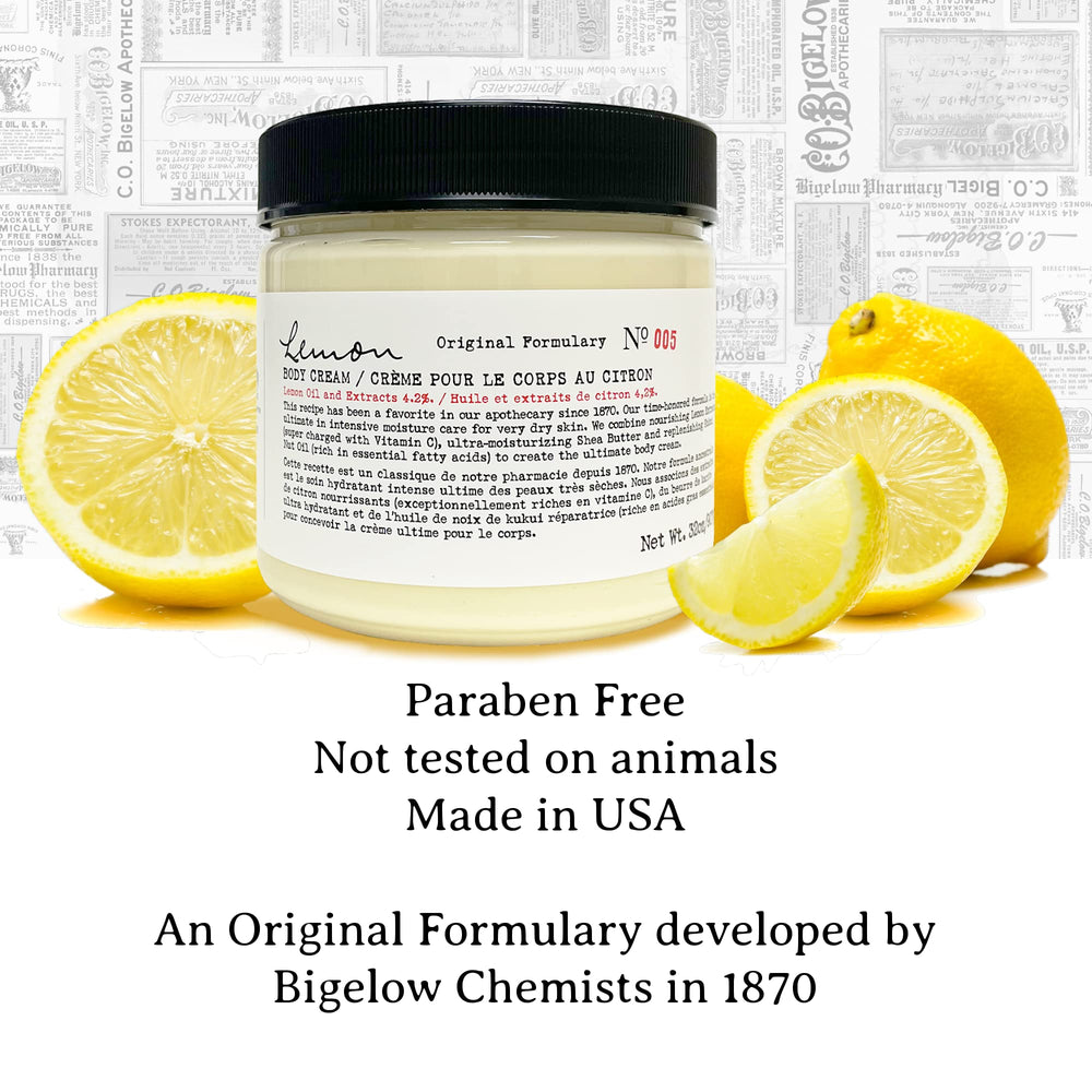 Kukui nut oil detail in C.O. Bigelow Lemon Body Cream