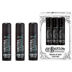 C.O. Bigelow Mentha Lip Balm Stick for home use moisturizes and refreshes dry lips.