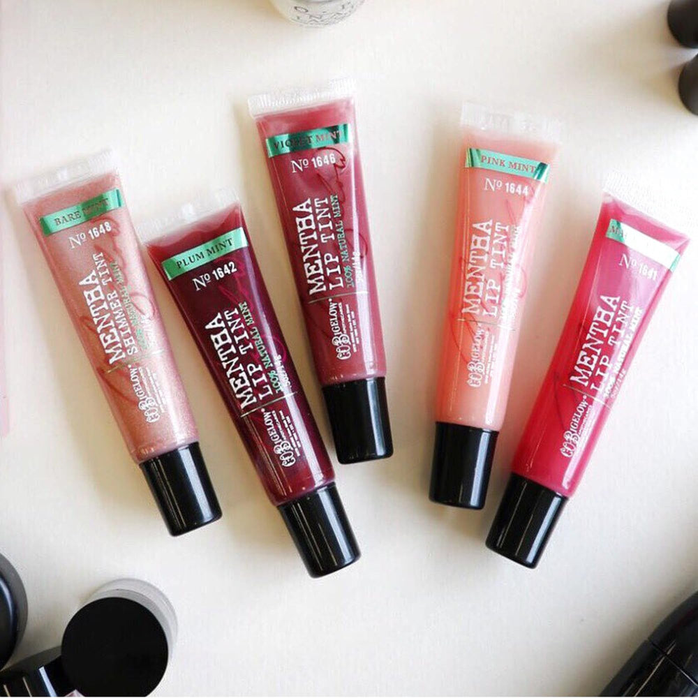 C.O. Bigelow Plum Mentha Lip Tint gift-ready packaging suitable for gifting