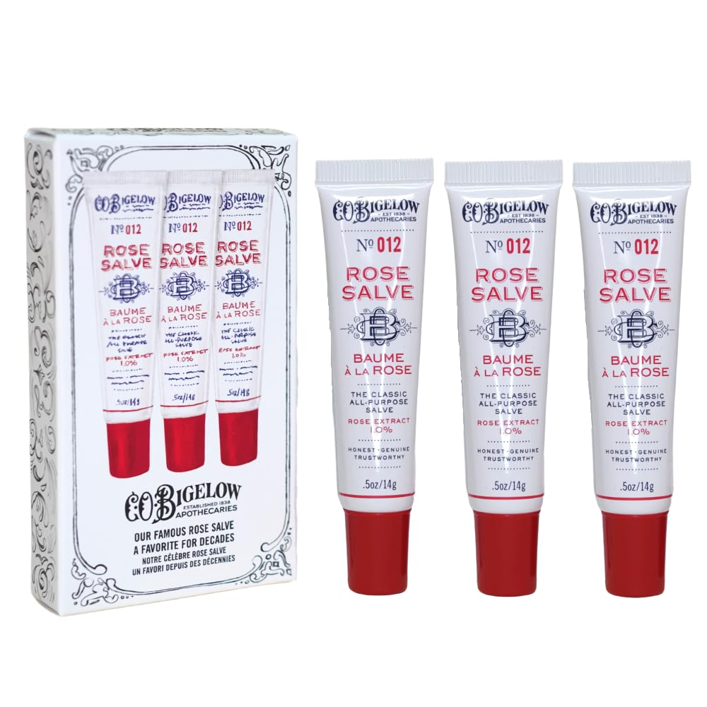 C.O. Bigelow Rose Salve Tubes cruelty-free and made in the USA.
