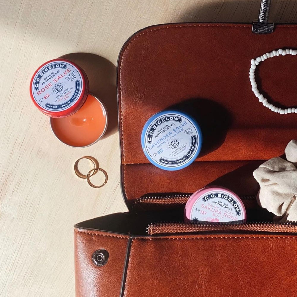 C.O. Bigelow salve aids hand and cuticle care on the go.