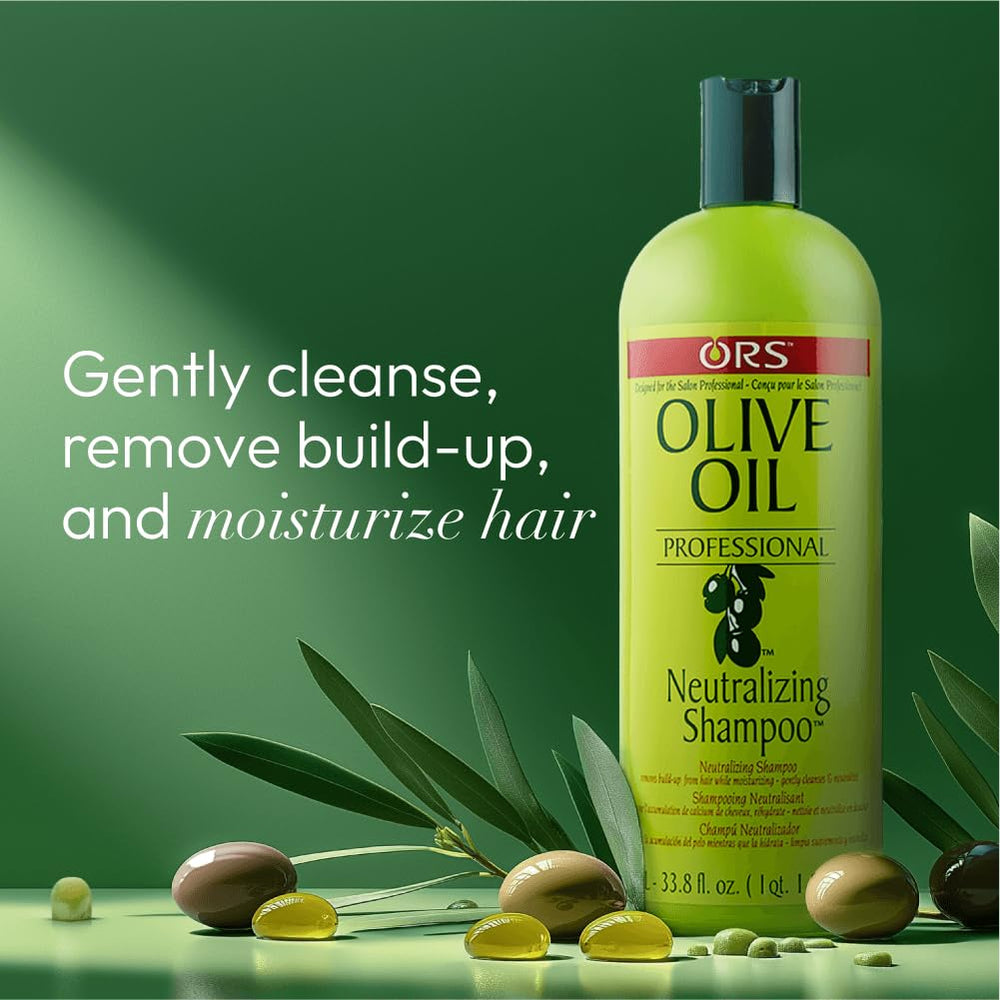 Cabello brilla naturalmente tras el enjuague con ORS.