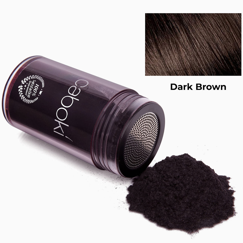 Caboki dark brown shade matching natural roots.