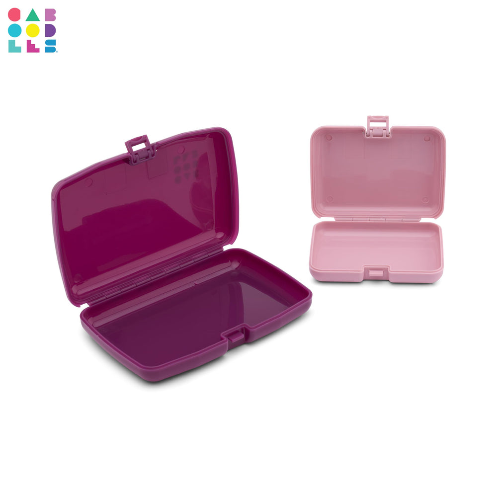 Pink and violet colorway highlights stylish everyday use.
