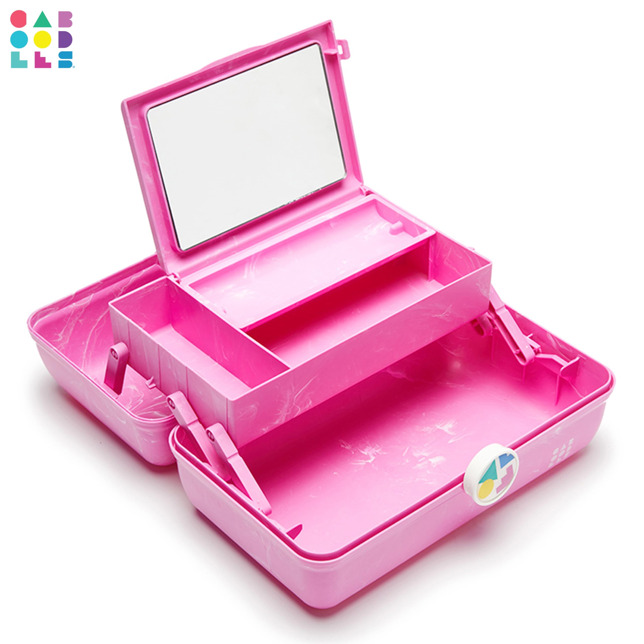 Compact organizer inside a backpack for easy daily mobility.
