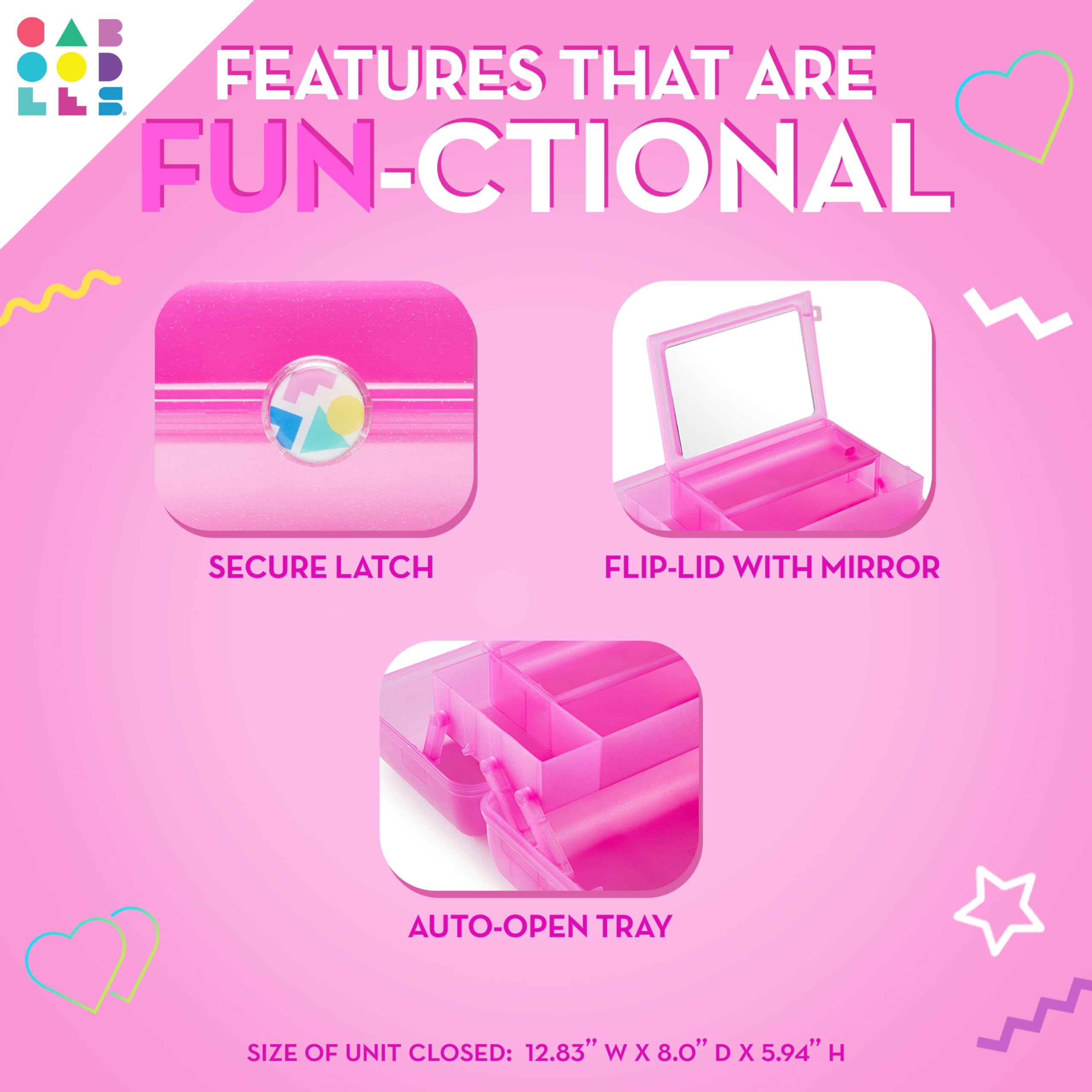Secure latch and sturdy build support travel and daily use.