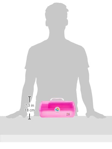 Caboodles On-The-Go Girl secure latch prevents spills during travel.