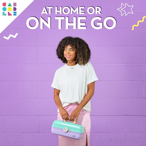 Caboodles Twilight Disco flip lid with mirror for easy grooming on the move