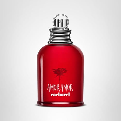 Cacharel Amor Amor base notes of vanilla and musk suggest lasting warmth.