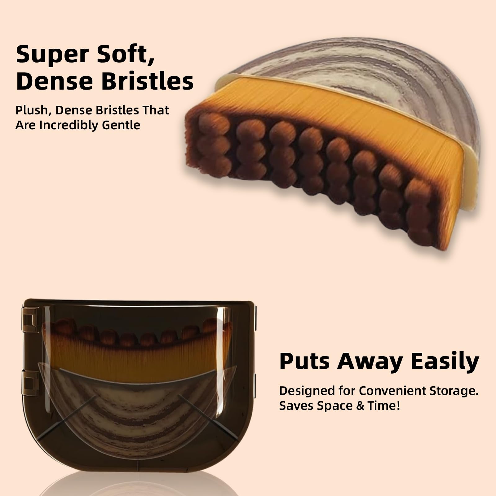 CACRTY Lymphatic Contour Brush glides around under-eye areas to ease tension