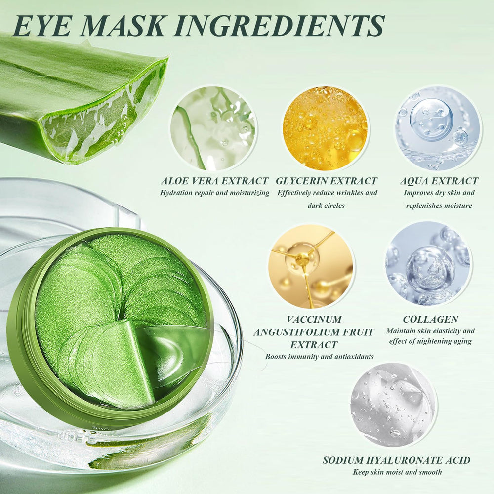 Caewous ingredientes aloe vera reparan y suavizan la piel alrededor de los ojos