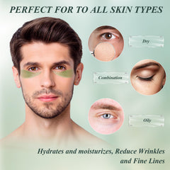 Caewous mascarillas hidrogel ojos hidratación duradera para un aspecto radiante