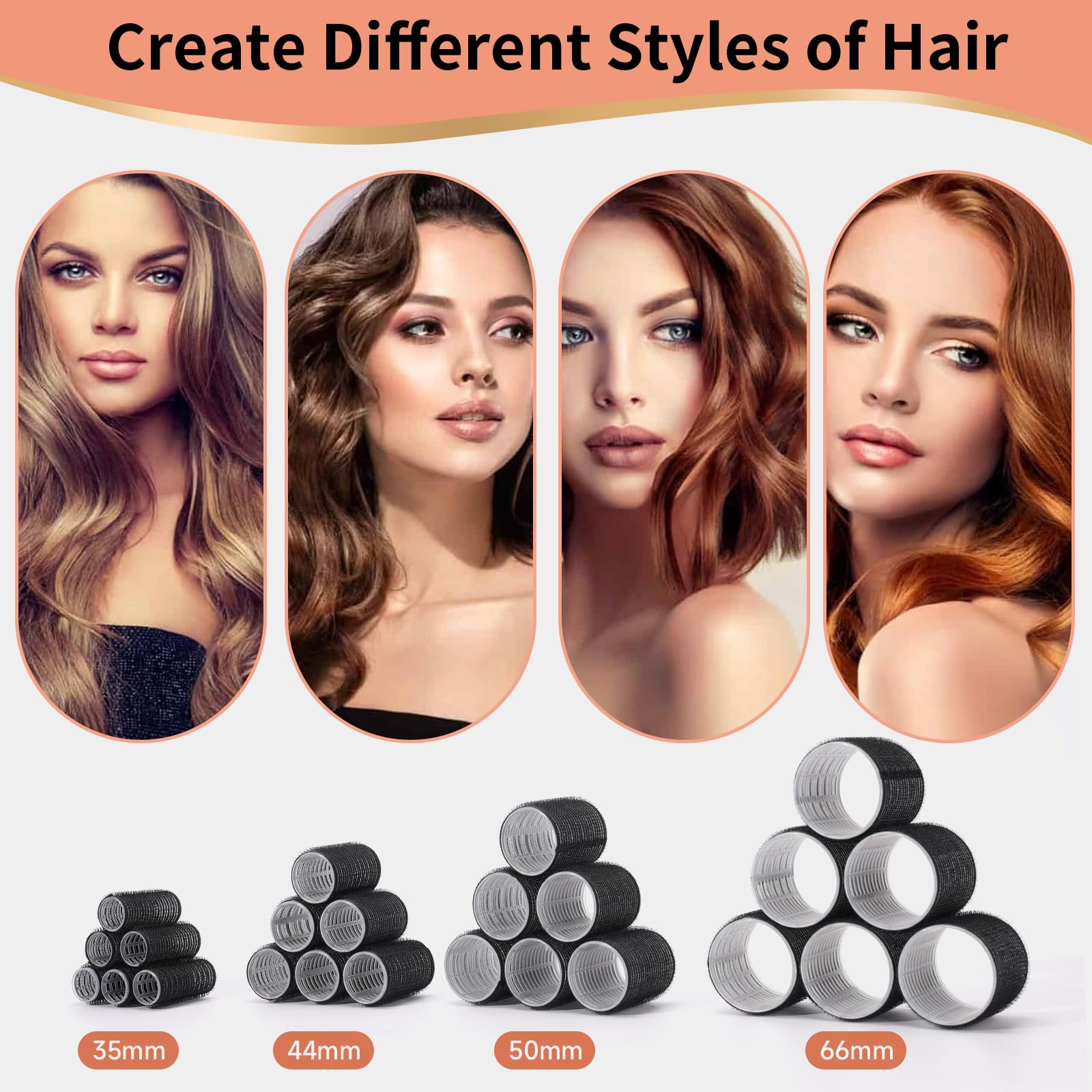 Caija-H 36mm medium rollers for versatile styling