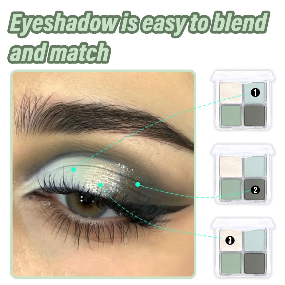 CAKAILA shades swatch reveals rich pigmentation and smooth blend for natural eyes