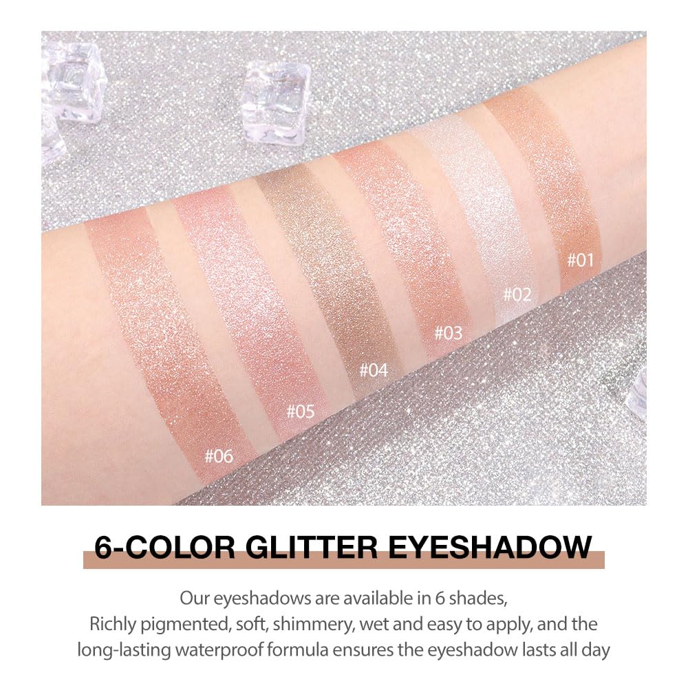 CAKAILA palette featuring soft matte shades for seamless blending on lids.
