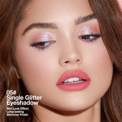 CAKAILA Pink Rose Gold palette swatches reveal rich payoff for vibrant lids.