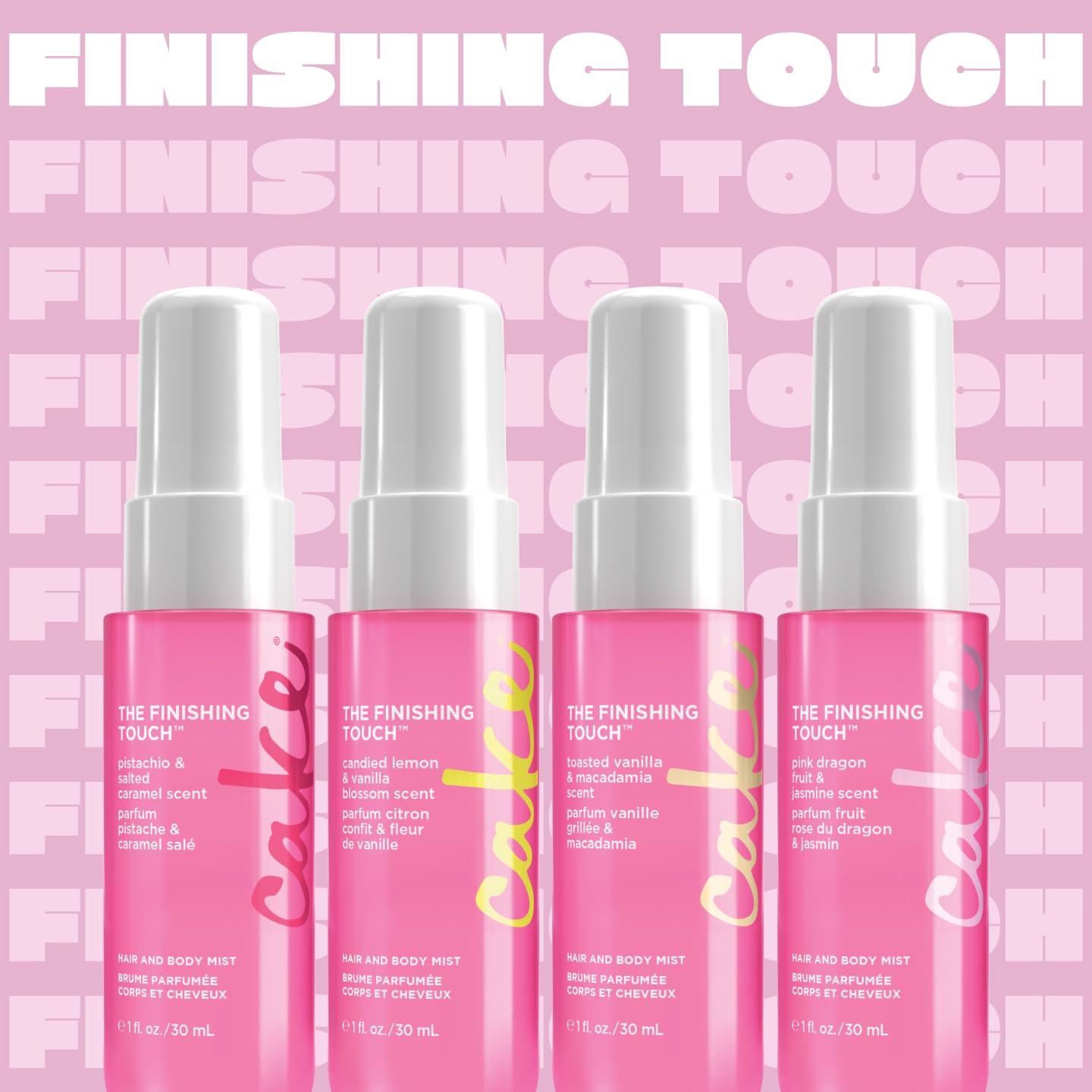 Cake Beauty Candied Lemon Vanilla Blossom mist front view with bright citrus floral notes