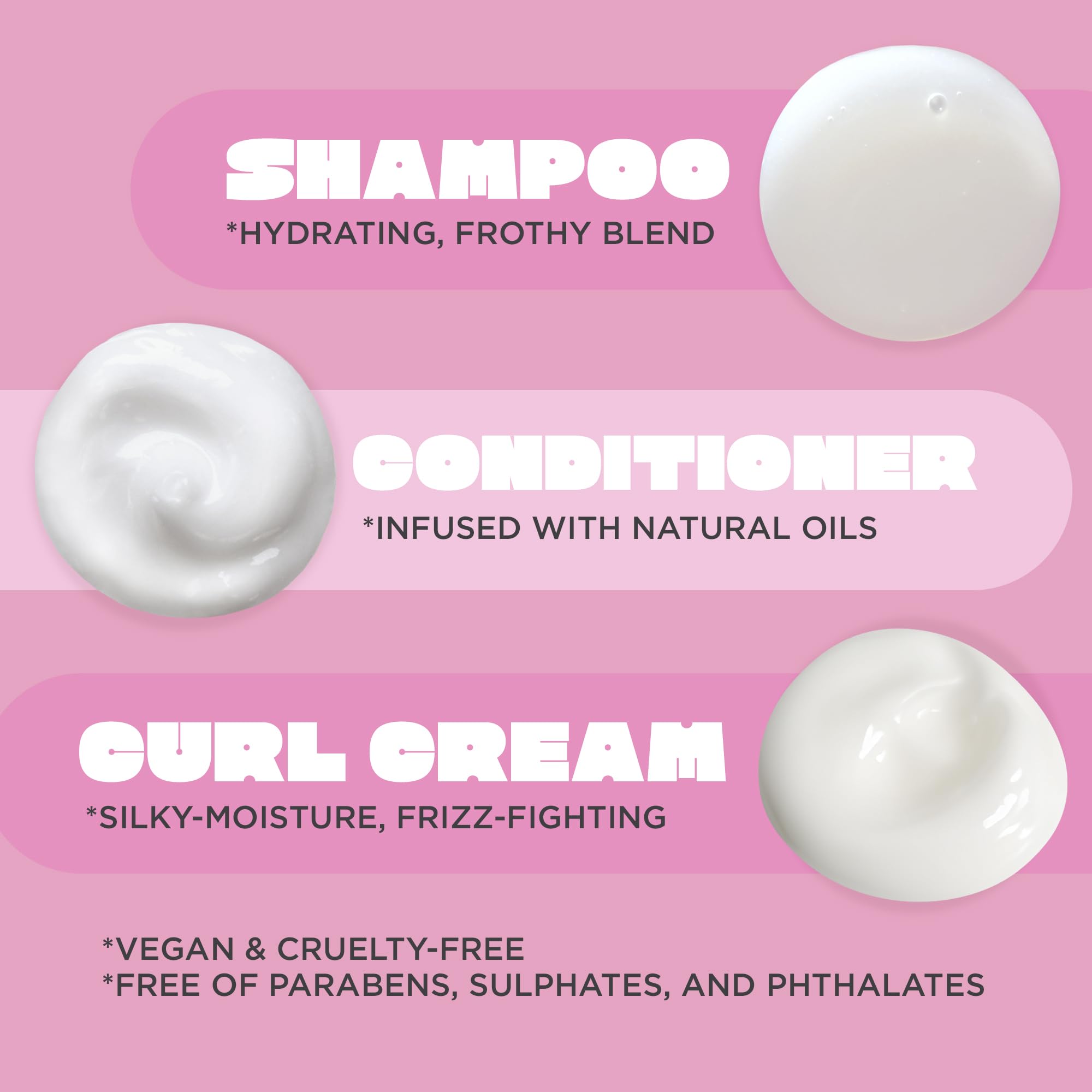 Cake Beauty Lemon Cookie conditioner fragrance for smooth, manageable curls.
