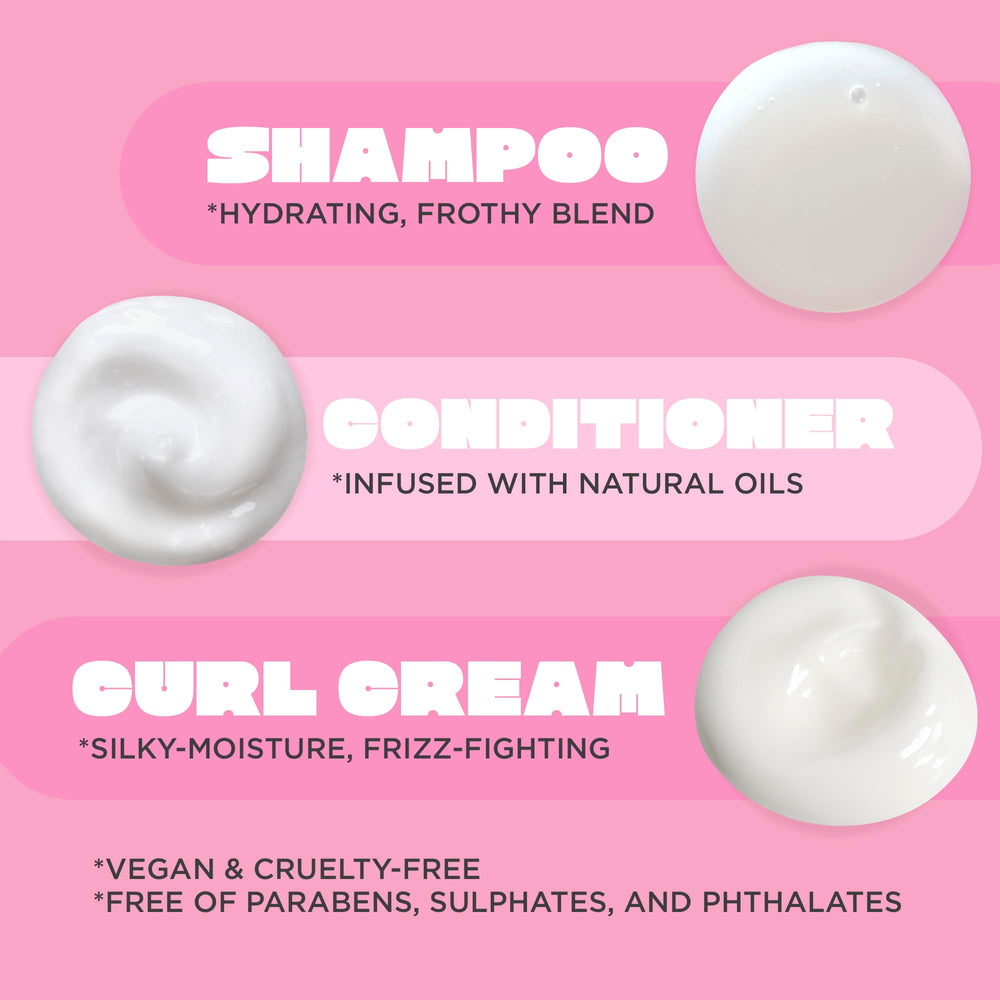 Cake Beauty Lemon Cookie conditioner fragrance for smooth, manageable curls.