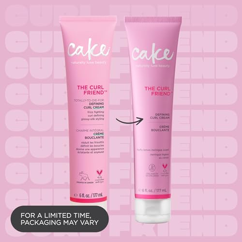 Cake Beauty Curl Friend aceite de aguacate para rizos más suaves.