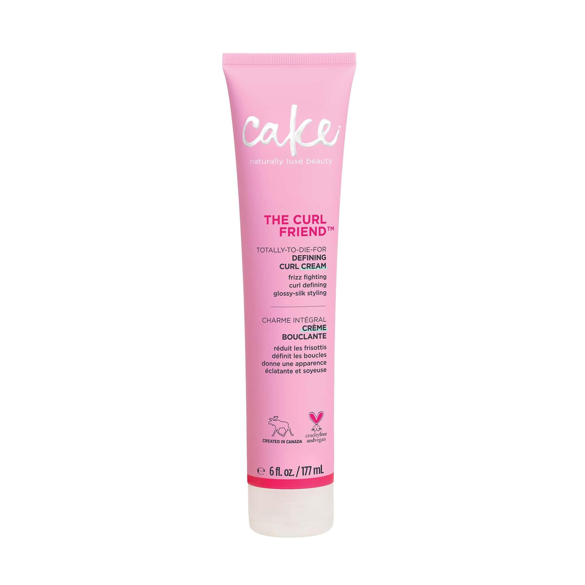 Cake Beauty Curl Friend crema definidora para cabellos rizados, definición suave.