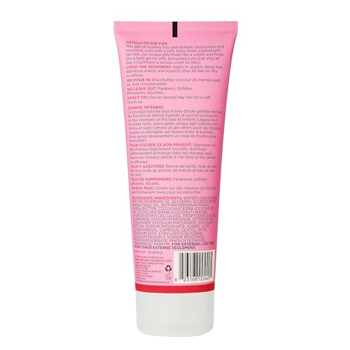 Textura cremosa de Curl Jelly para rizos suaves.