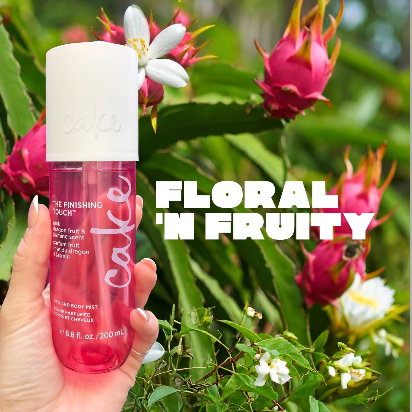 Cake Beauty bottle displaying no parabens, phthalates, or sulfates for clean beauty.