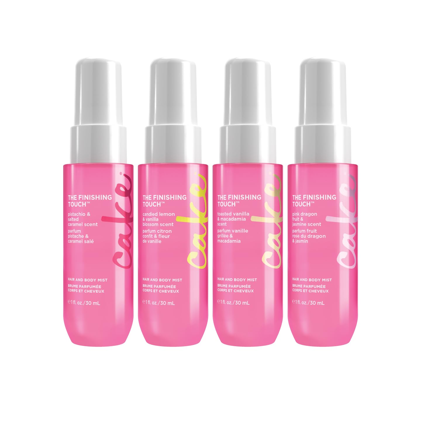 Cake Beauty Pink Dragon Fruit Jasmine mist front view highlighting vibrant scent