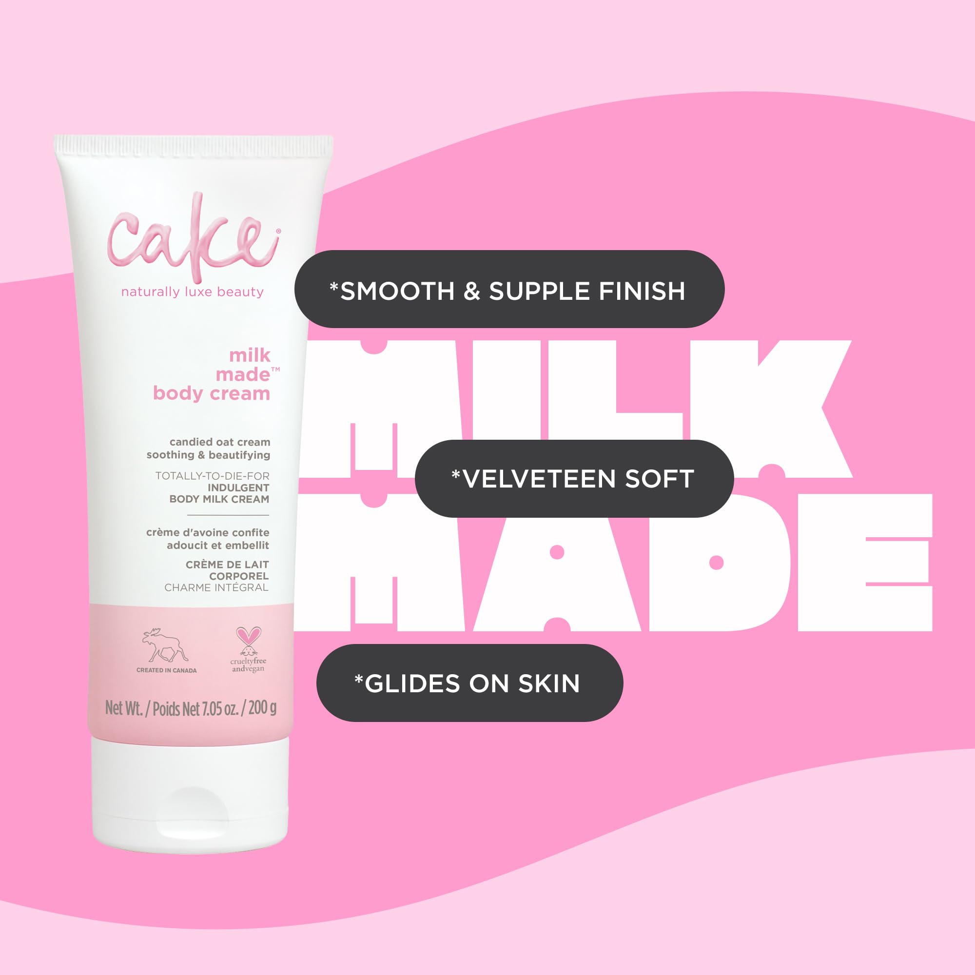 Cake Beauty Shea Butter Body Cream hydration glide for smooth non-greasy skin