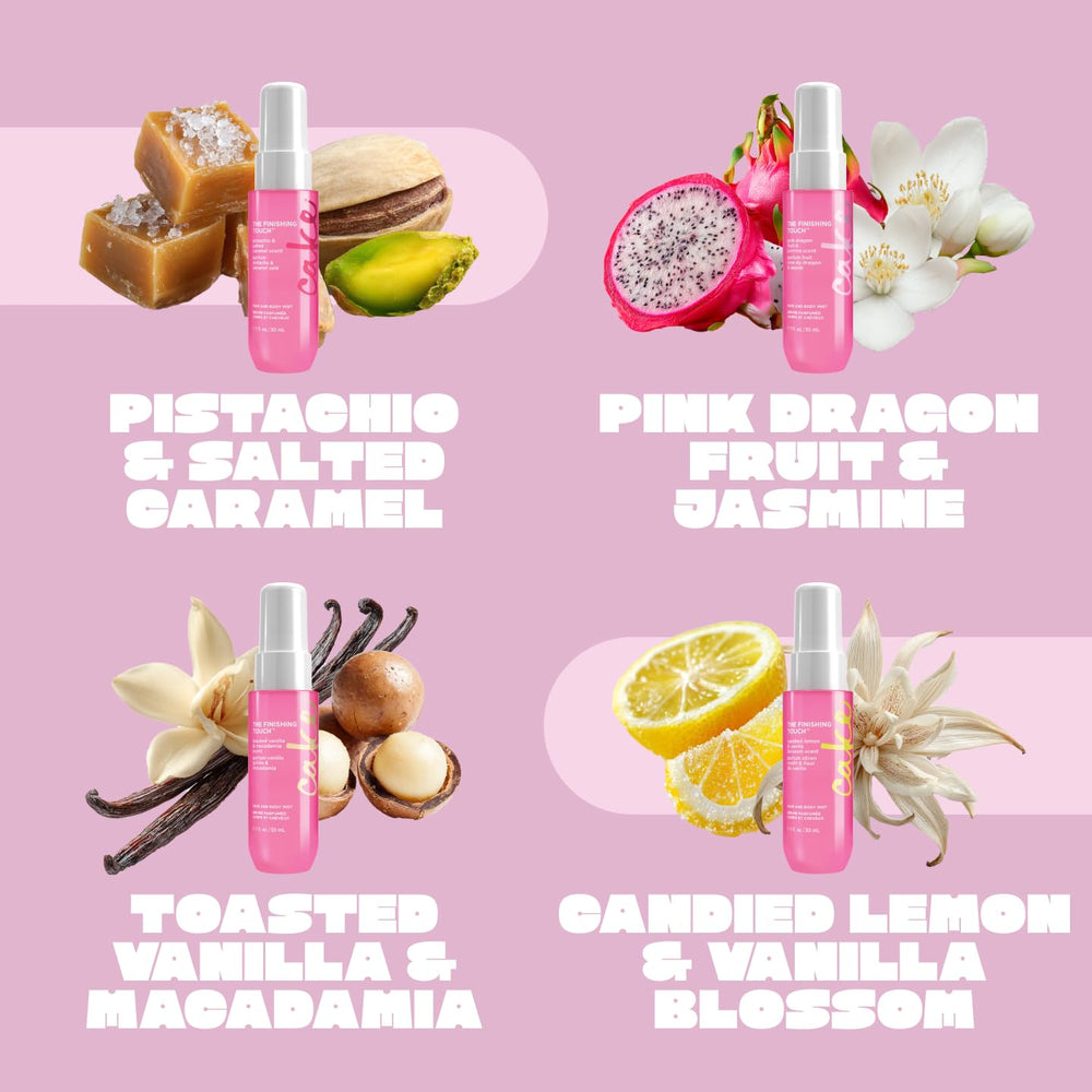 Cake Beauty Toasted Vanilla Macadamia mist front view creamy, comforting scent