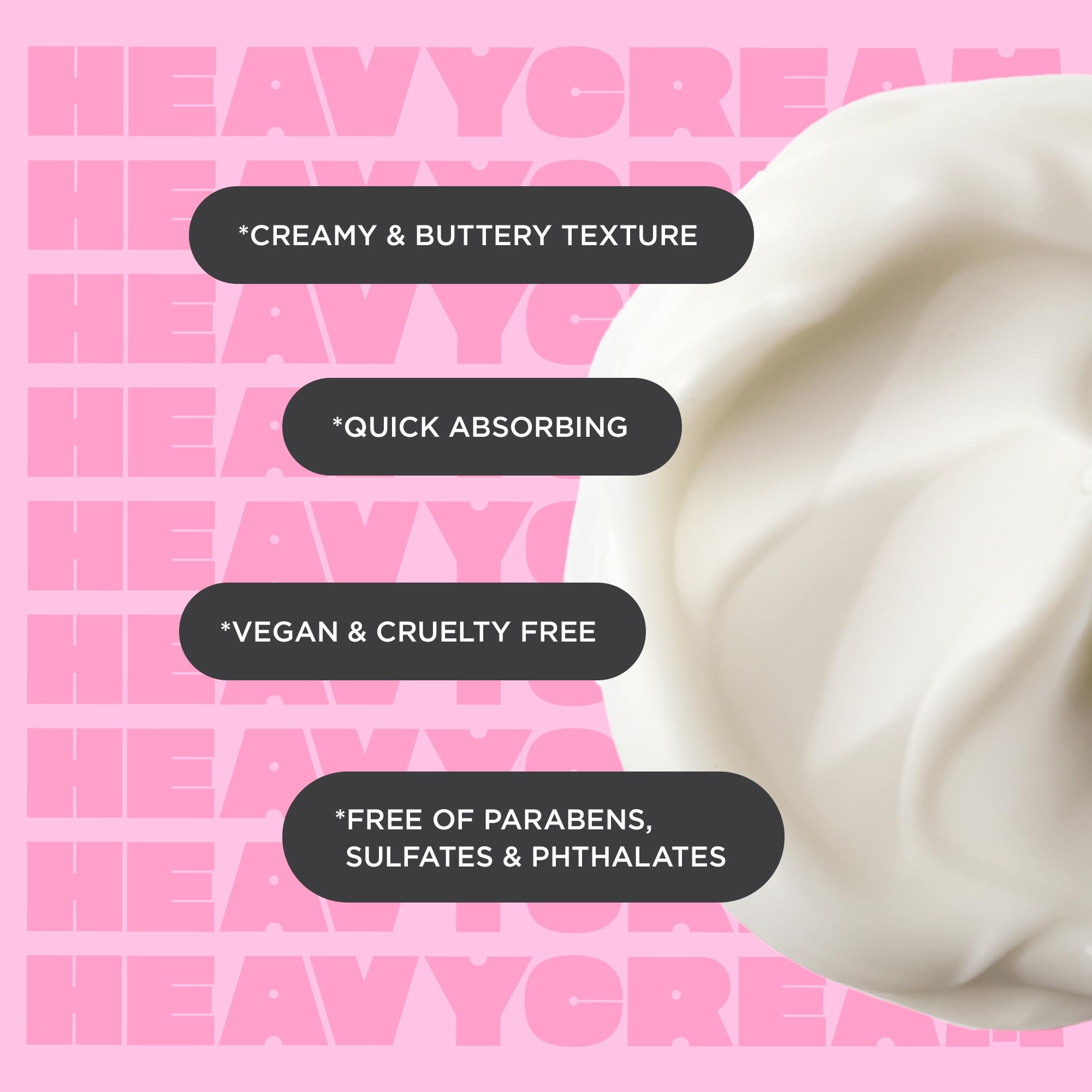 Cake Beauty vegan body lotion cruelty-free label shown.