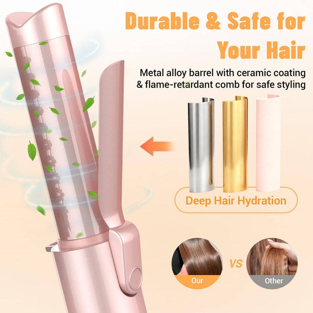 CAKKA four heat levels personalize styling from 320 to 420°F.